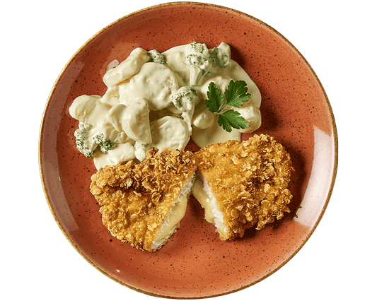 Knuspriges Käse-Schnitzel - HOFMANNs