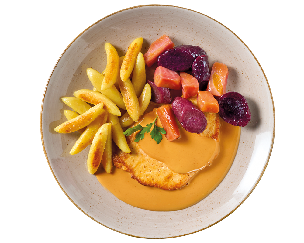Schnitzel "Almhütten Style"