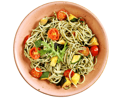 Rucola-Spinat-Spaghetti