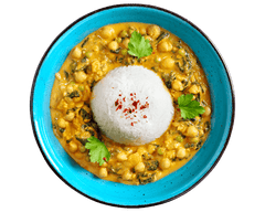 Spinat-Kichererbsen-Curry